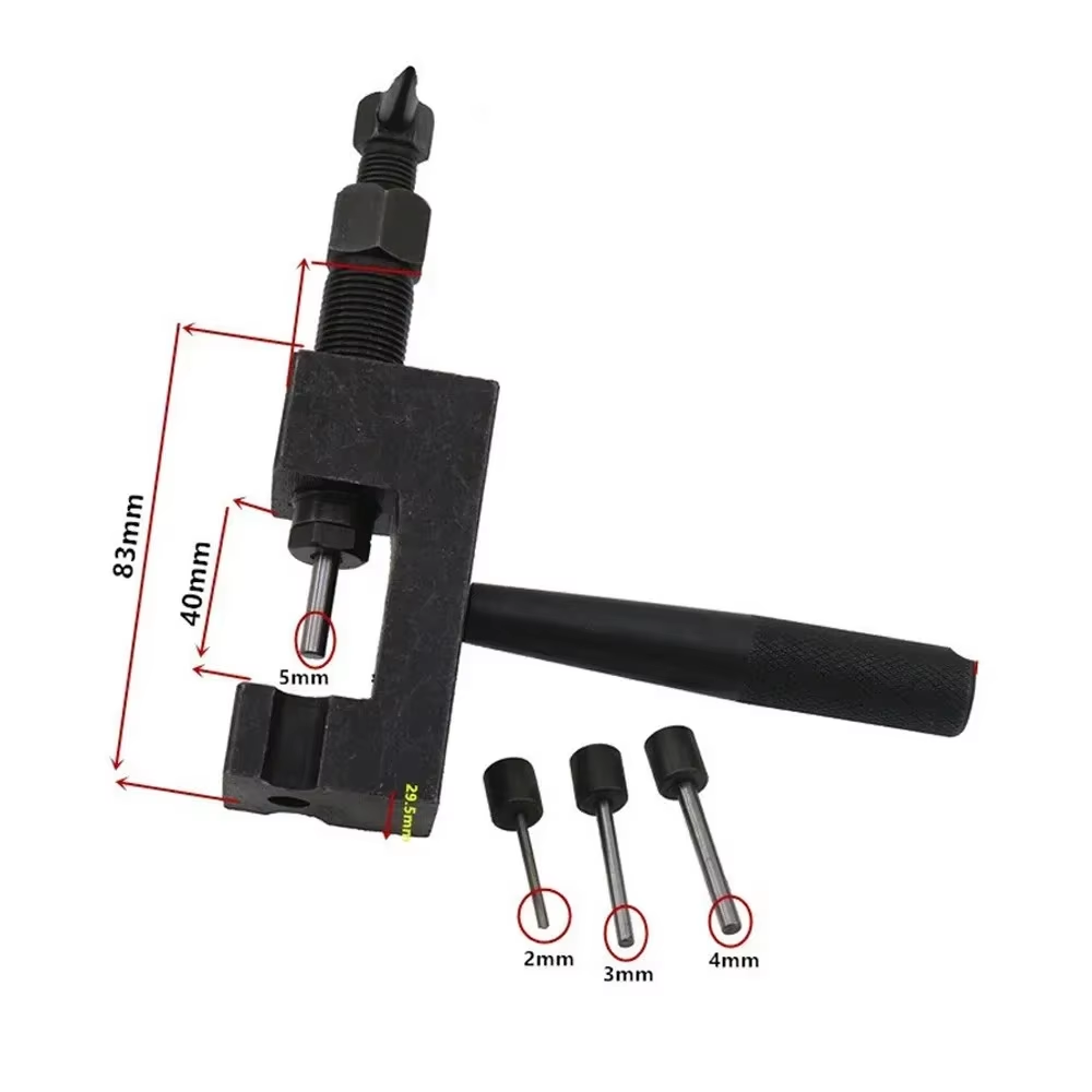 Rivet Setter Tool - Narzędzie do rozpinania łańcucha motocyklowego, 6-pinowy
