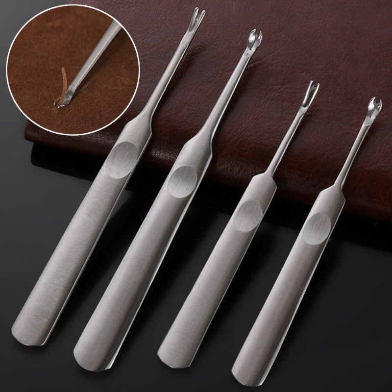 Groover Stitching Tool - 4szt U+V Shaped Leather Stitching Skiving