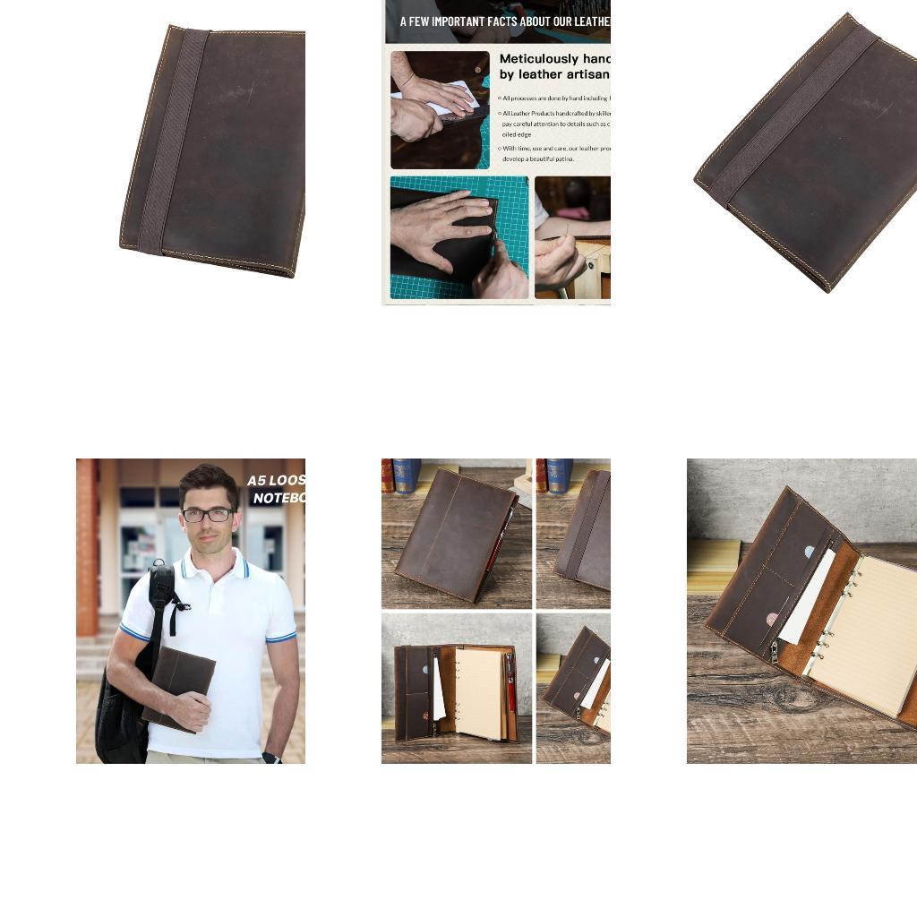 Leather Work Diary Covers - Skórzany dziennik do codziennego użytku w