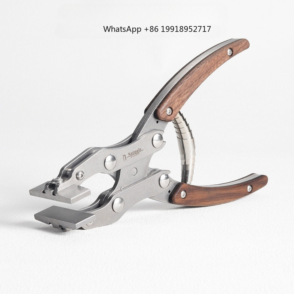 Leatherwork Hand Press - Szczypce płaskie do skóry ze stali