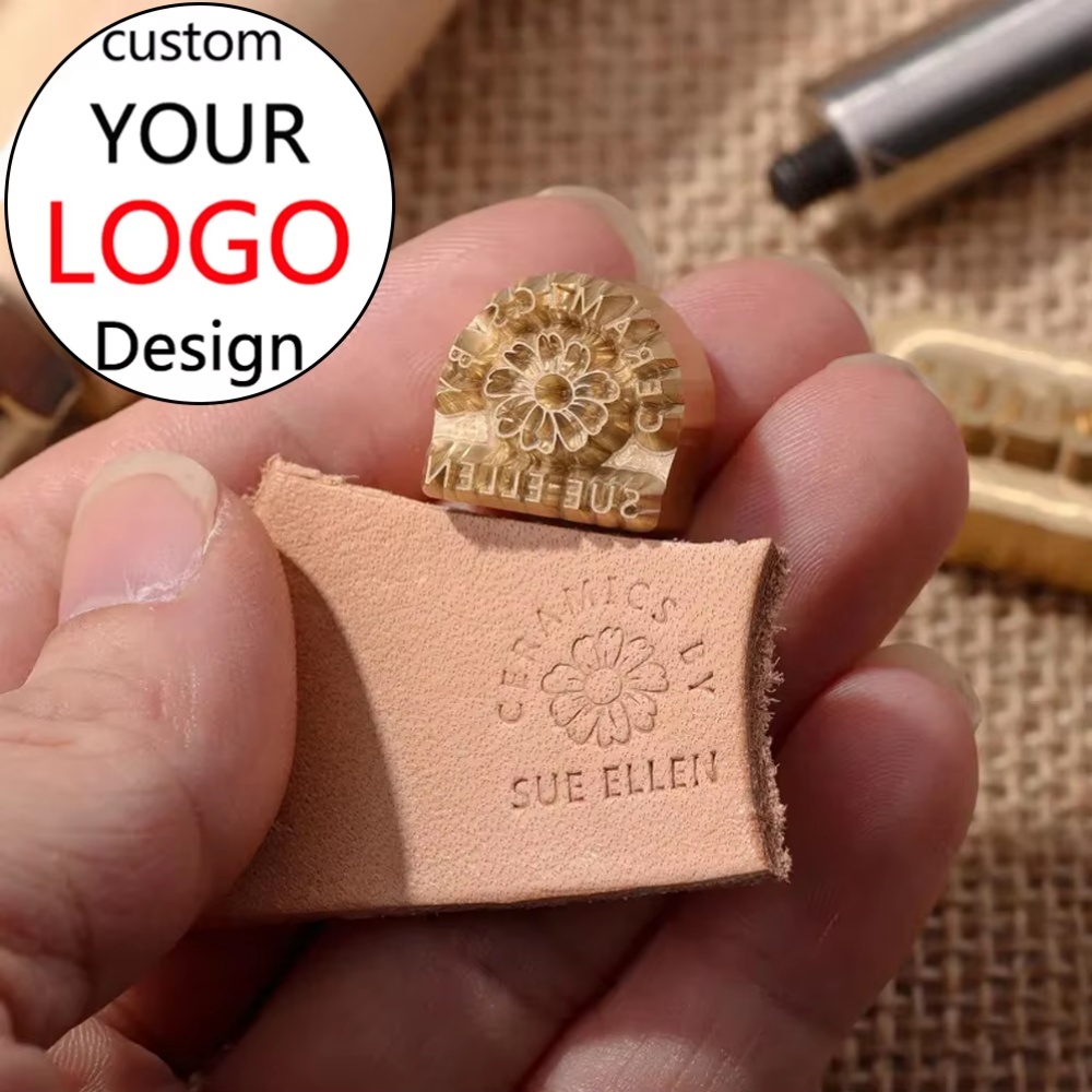 Leatherwork Hand Press - Stempel żelazny do tłoczenia logo na