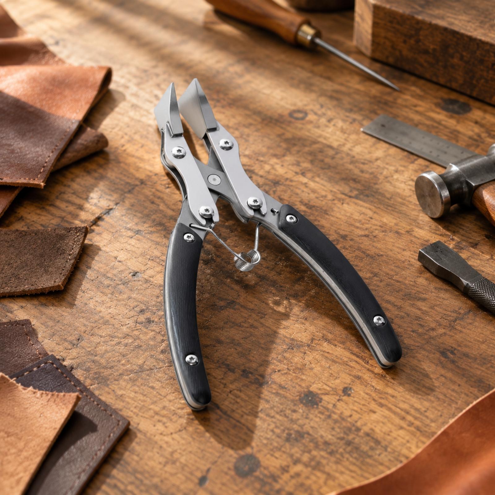 Szczypce płaskie do obróbki sk – Leatherwork Hand Press recenzja i cena