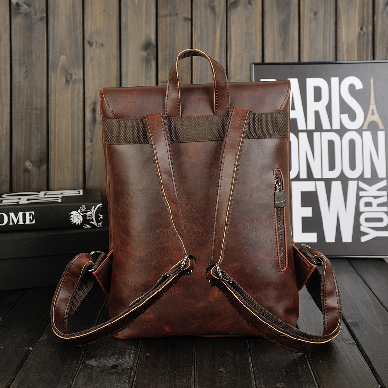 Męski plecak w stylu vintage,  – Leather Work Rucksack Mens recenzja i cena