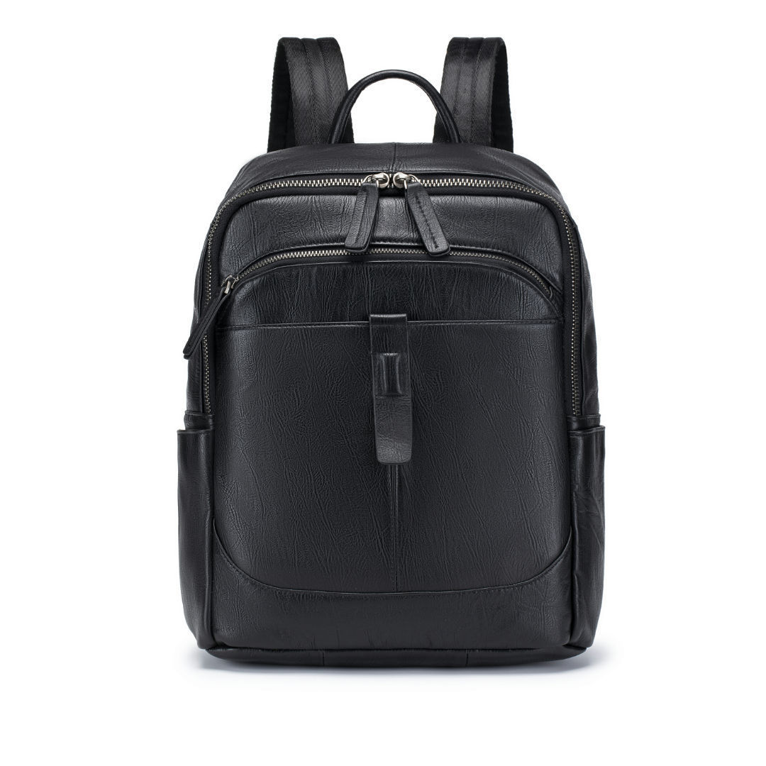 Czarny plecak męski z prawdziw – Leather Work Rucksack Mens recenzja i cena