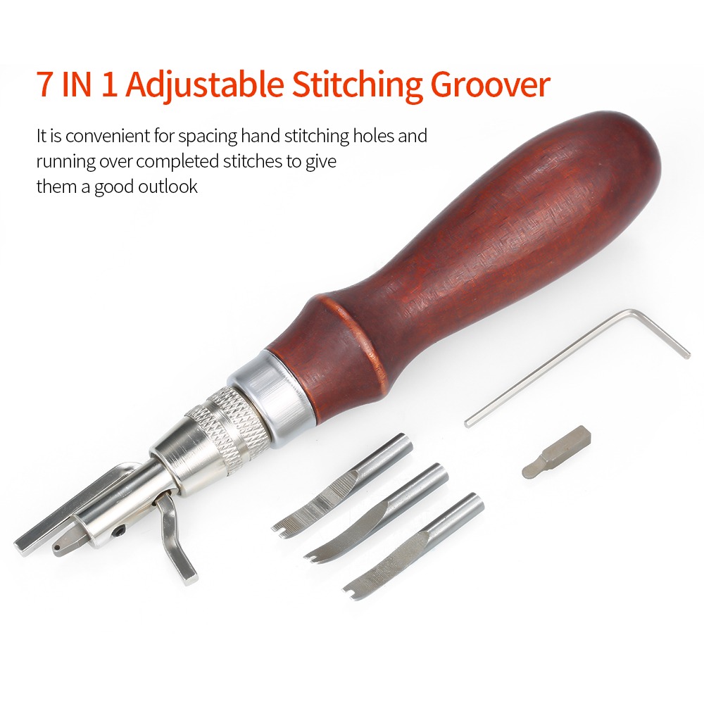 Regulowany nóż do szwów skórza – Groover Stitching Tool recenzja i cena
