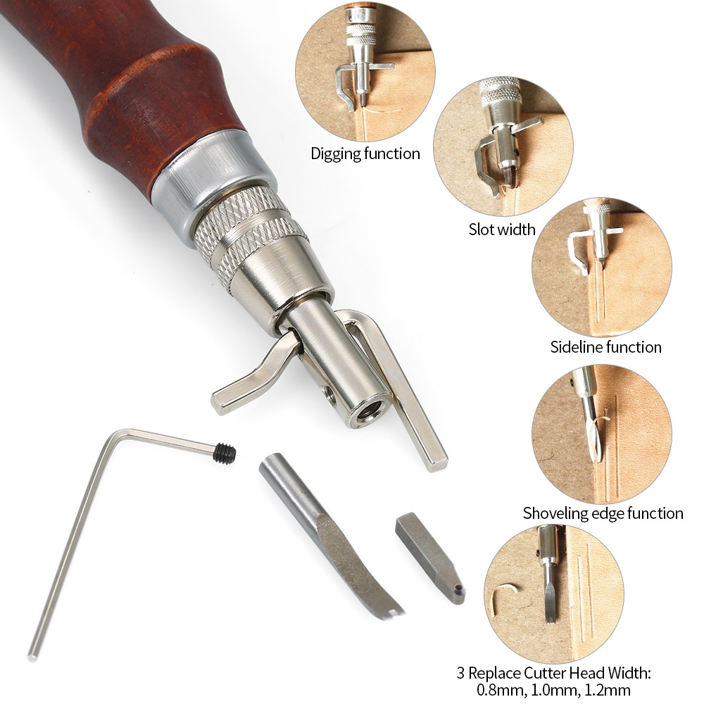 Regulowany nóż do szwów skórza – Groover Stitching Tool recenzja i cena