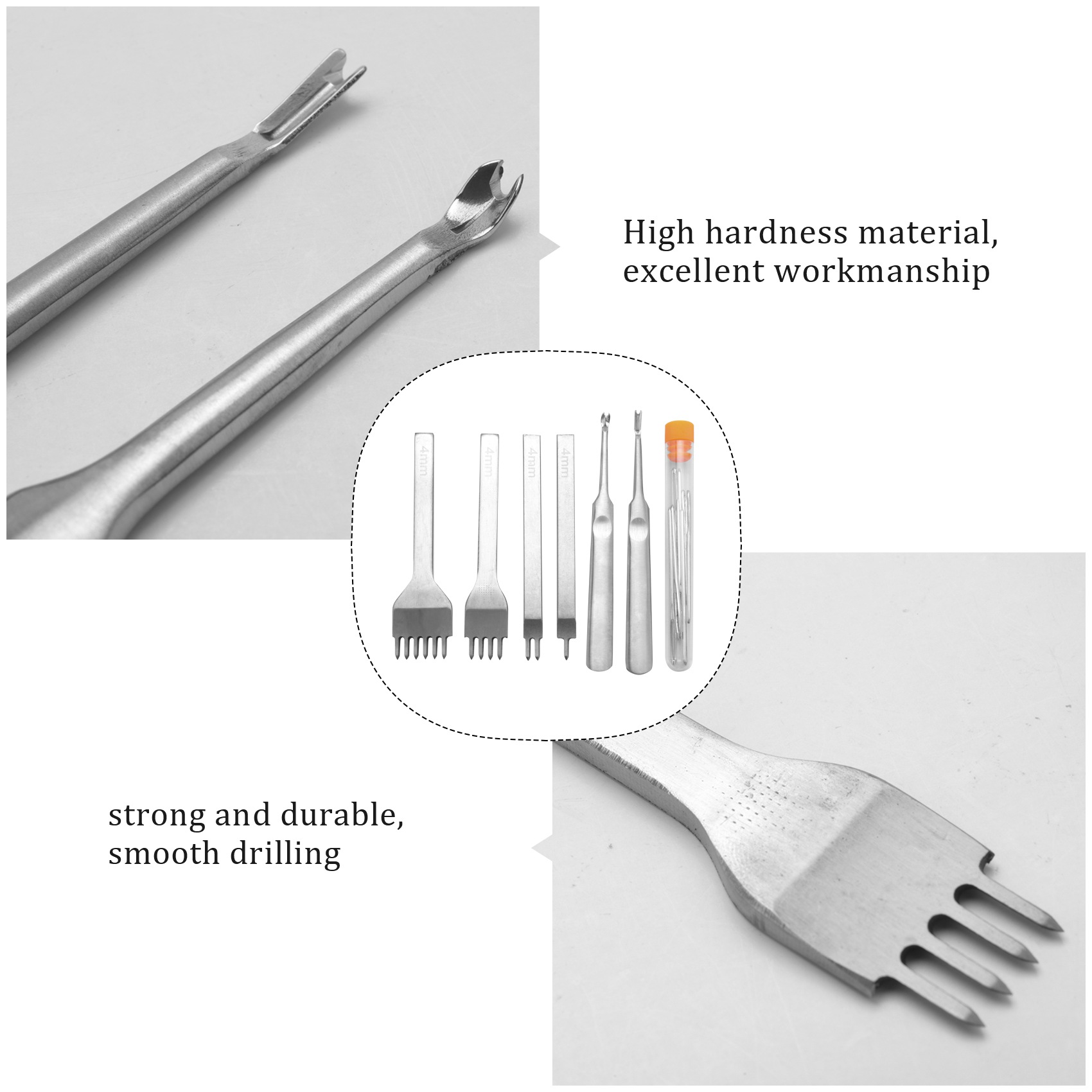 Zestaw dłut do szycia skóry BA – Groover Stitching Tool recenzja i cena